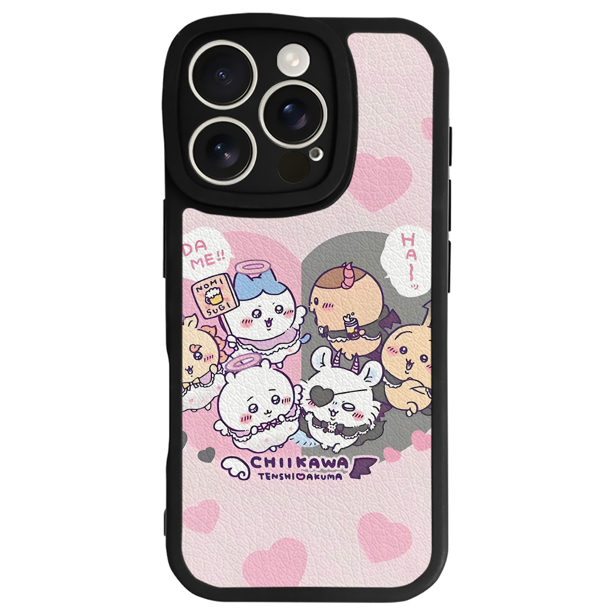（画像用） ちいかわ Chii-kawa 【iPhone 16シリーズ対応】シリコンスマホケース（レザー調） 材質：シリコン